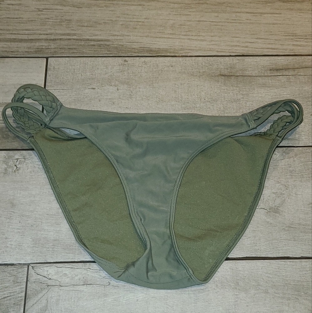 💐Hollister olive green swim bikini bottoms🧋💫🎠☃️🪻🍍🍓🦉🐧💘